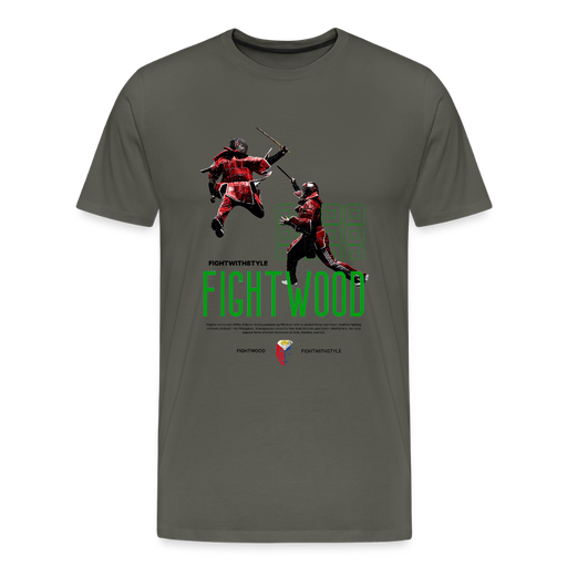 Männer Premium T-Shirt - Asphalt