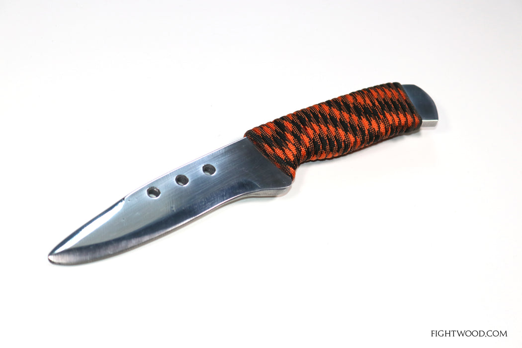 Aluminiummesser mit Paracord-Griff, Kupfer, Schwarz