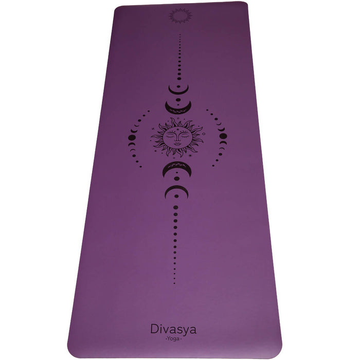 Yogamatte rutschfest – Naturkautschuk & japanisches Eco-PU | Extra lang, breit & dick, inkl. Baumwolltasche & Gurte