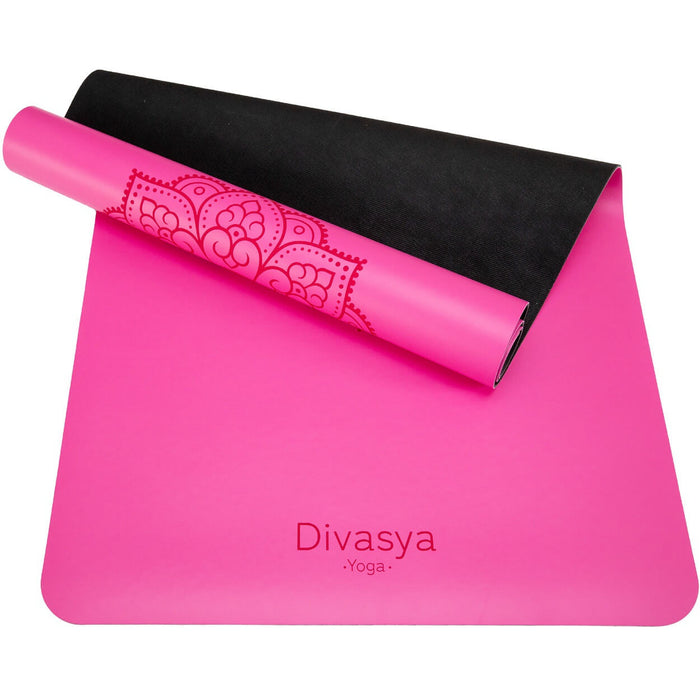 Yogamatte rutschfest – Naturkautschuk & japanisches Eco-PU | Extra lang, breit & dick, inkl. Baumwolltasche & Gurte