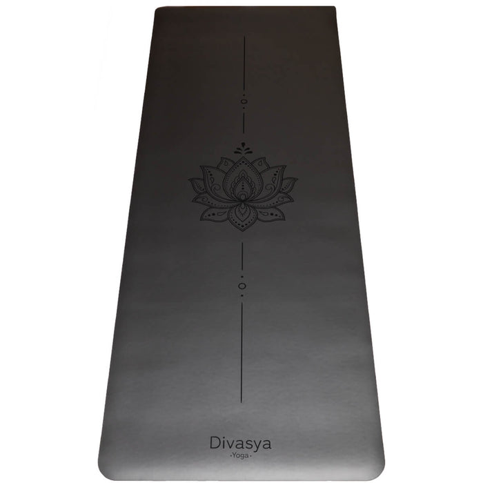 Yogamatte rutschfest – Naturkautschuk & japanisches Eco-PU | Extra lang, breit & dick, inkl. Baumwolltasche & Gurte