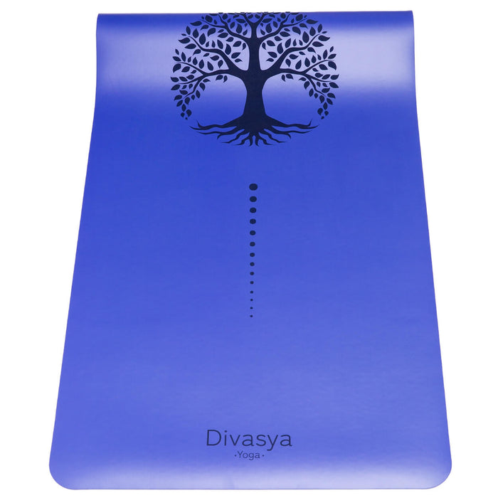 Yogamatte rutschfest – Naturkautschuk & japanisches Eco-PU | Extra lang, breit & dick, inkl. Baumwolltasche & Gurte