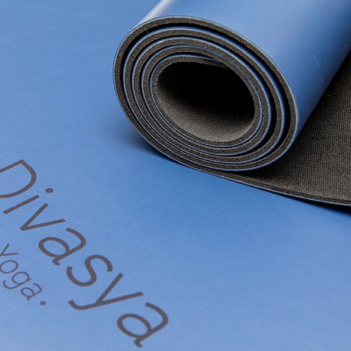 Yogamatte rutschfest – Naturkautschuk & japanisches Eco-PU | Extra lang, breit & dick, inkl. Baumwolltasche & Gurte