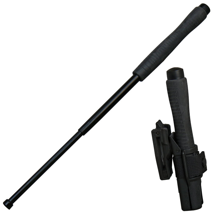 ESP 52 cm / 21″ Telescopic Baton – Law Enforcement Grade, Ergonomic Rubber Handle & Belt Holder