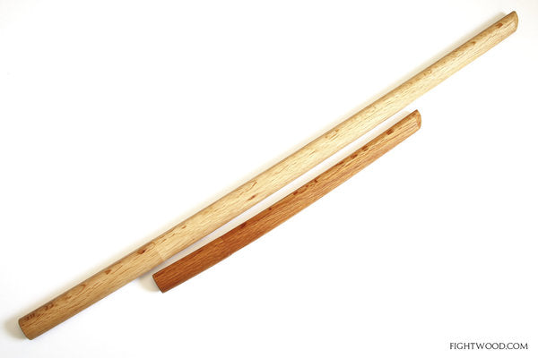 Ono-Ha Itto Ryu Bokken & Shoto (Daisho Set) masterpieces, made of red oak or white oak