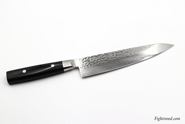 Yaxell Kochmesser-Set Chefmesser ZEN + Messerschärfer (Damaszenerklinge)