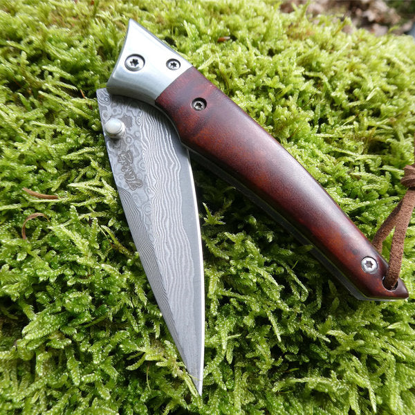 Herbertz Selektion Einhandmesser Damast