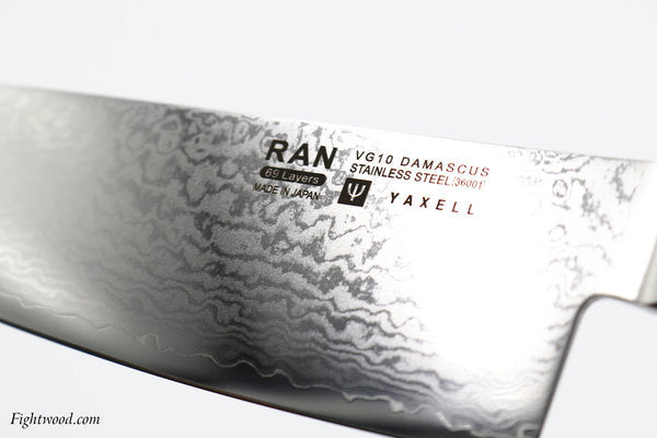 Yaxell Kochmesser-Set Santoku RAN + Messerschärfer