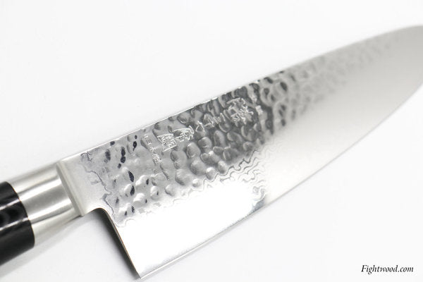 Yaxell Kochmesser-Set Chefmesser ZEN + Messerschärfer (Damaszenerklinge)