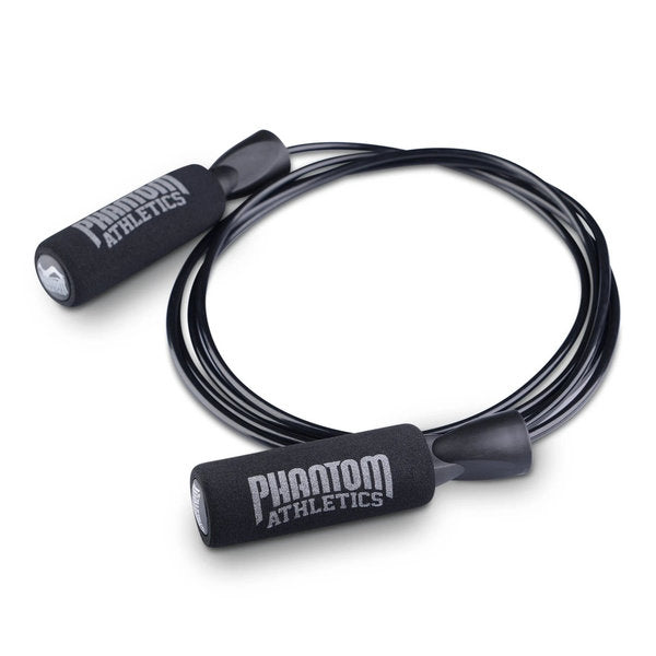 Phantom Athletics Tactic Springseil – 2,9 m verstellbares Fitness-Springseil mit Schaumstoffgriffen und Kugellagern