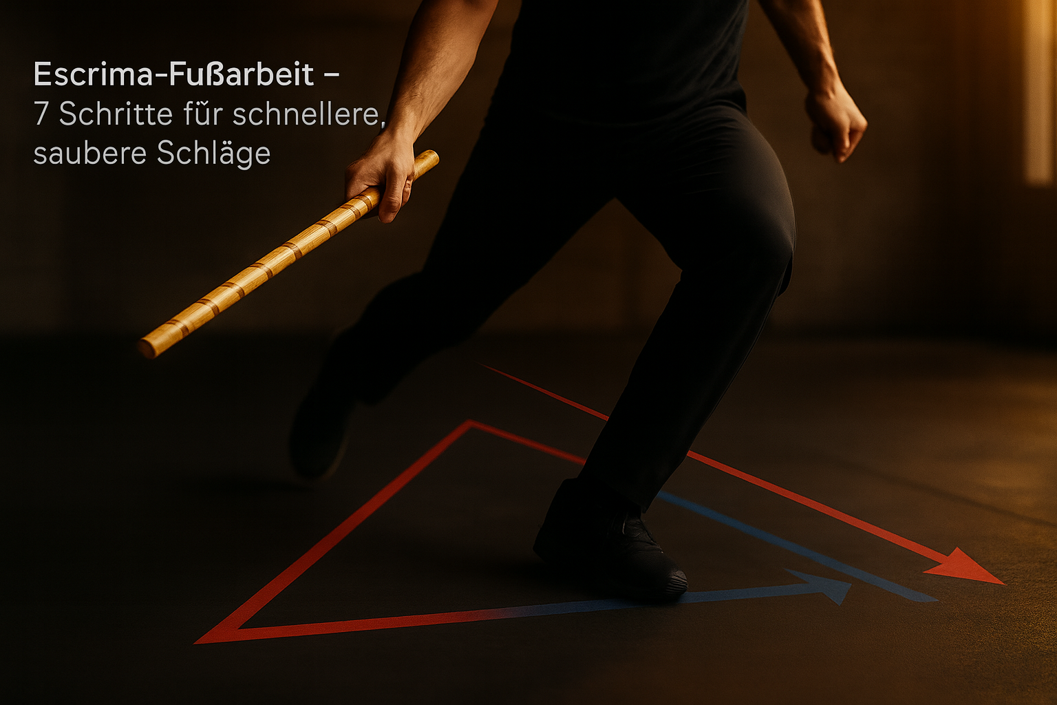Escrima-Fußarbeit: 7 Schritte für schnellere, sauberere Schläge