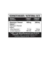 MST - Magnesium L-Threonate Magtein® 1000mg - 60 Kapseln - Produktbild 2
