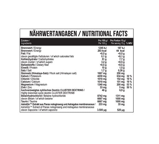 MST - Aqua Power Electrolyte Boost - 360g Green Apple - Produktbild