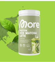 More Nutrition Protein Iced MATCHA LATTE 500g Dose Original Taste - Produktbild