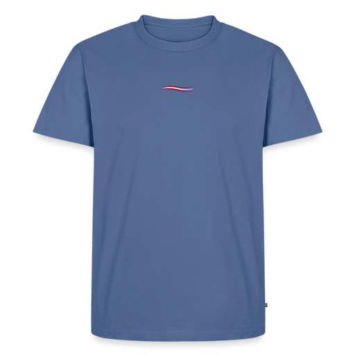 Fightwood® Austria Männer Premium T-Shirt – Fair produziert, 150 g/m², Training & Freizeit - Taubenblau