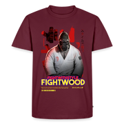 Fightwood Fightwithstyle Gorilla Black Männer Premium T-Shirt - Burgunderrot