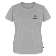 Fightwood good Mood bad Weather Frauen Premium T-Shirt - Grau meliert