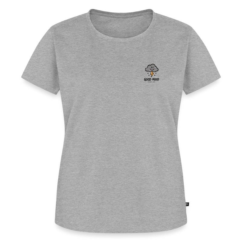 Fightwood good Mood bad Weather Frauen Premium T-Shirt - Grau meliert