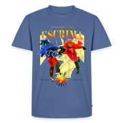 Fightwood Fightwithstyle Escrima Shirt – Premium T-Shirt für Escrima, Kali & Arnis - Hell - Taubenblau