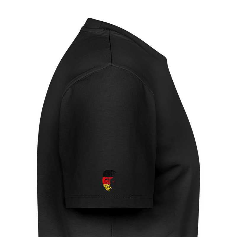 Fightwood® Germany Männer Premium T-Shirt V2 – Sleeve Edition - Schwarz