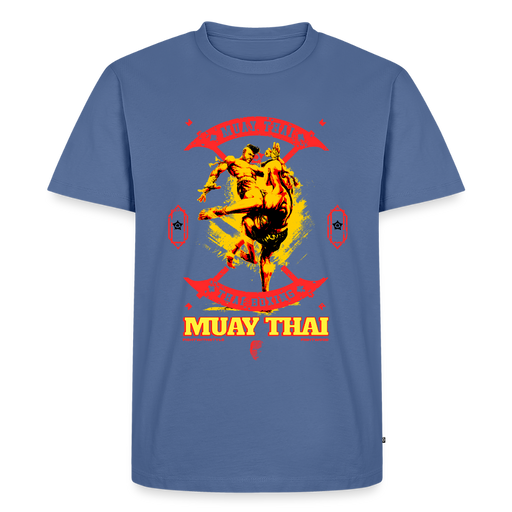 Fightwood Fightwithstyle Muay Thai - Männer Premium T-Shirt - Taubenblau