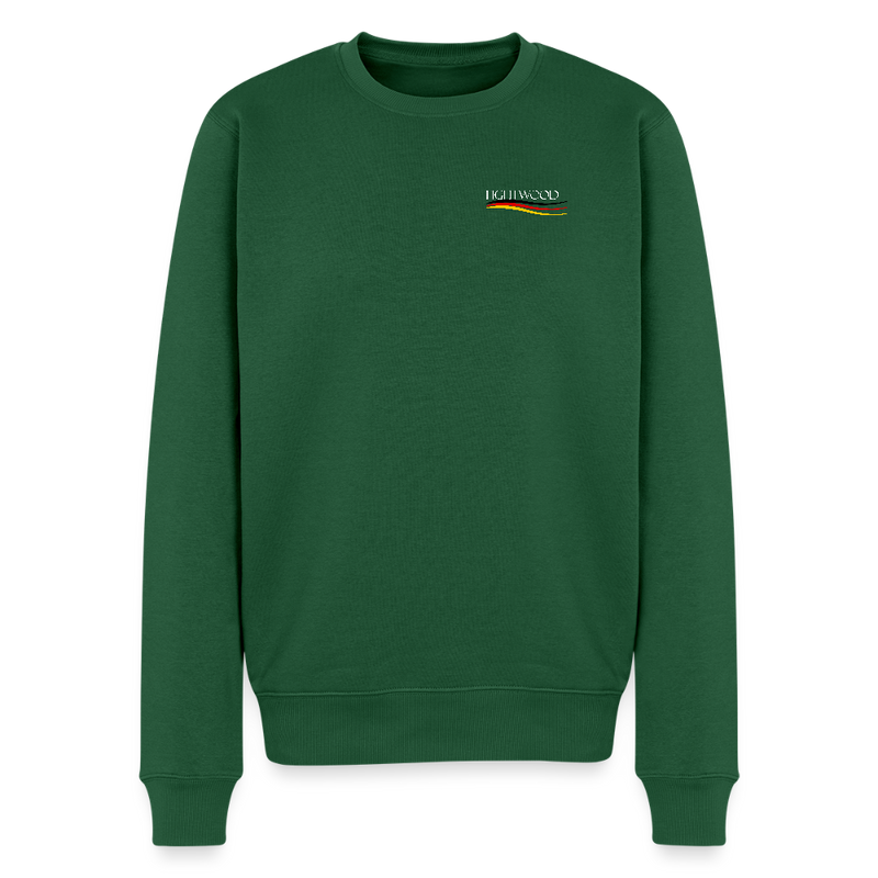 Männer Premium Pullover - Flaschengrün