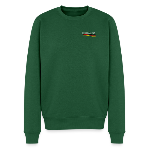 Männer Premium Pullover - Flaschengrün