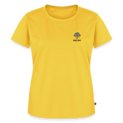 Fightwood good Mood bad Weather Frauen Premium T-Shirt - Sonnengelb