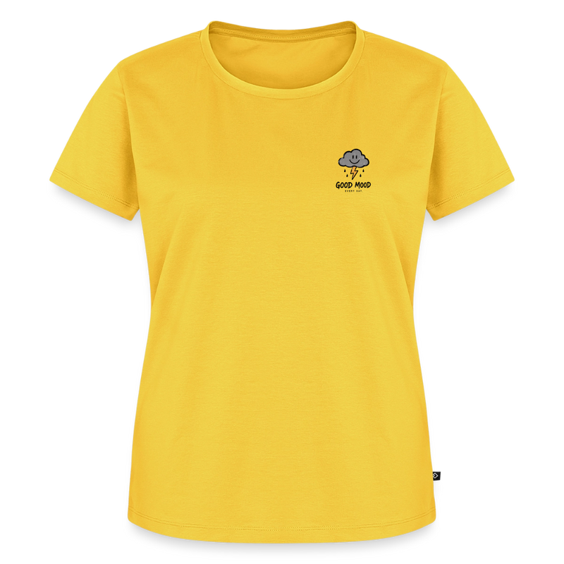Fightwood good Mood bad Weather Frauen Premium T-Shirt - Sonnengelb