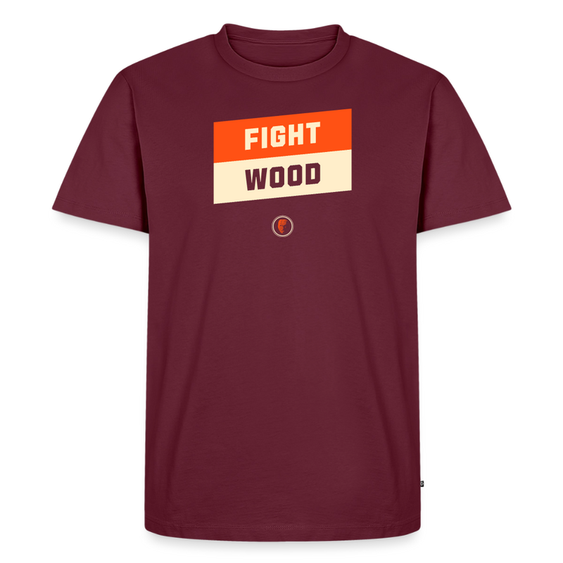 Fightwood Deklivo Männer Premium T-Shirt - Burgunderrot
