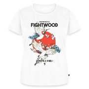 Fightwood Fightwithstyle Cranes - Frauen Premium T-Shirt - Weiß
