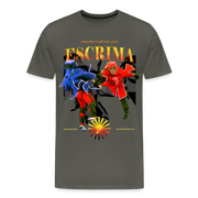 Fightwood Fightwithstyle Escrima Shirt – Premium T-Shirt für Escrima, Kali & Arnis - Asphalt