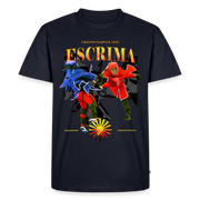 Fightwood Fightwithstyle Escrima Shirt – Premium T-Shirt für Escrima, Kali & Arnis - Navy