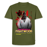 Fightwood Fightwithstyle Gorilla Black Männer Premium T-Shirt - Khaki