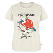 Fightwood Fightwithstyle Cranes - Frauen Premium T-Shirt - Naturweiß