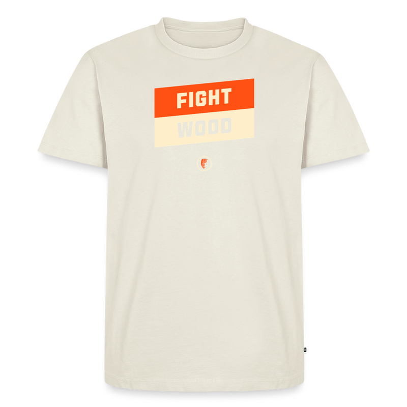 Fightwood Deklivo Männer Premium T-Shirt - Naturweiß