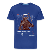 Fightwood Samurai Premium T-Shirt – Nachhaltig, Bequem & Stylisch - Königsblau