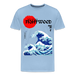 Fightwood® Fightwithstyle Big Waves Premium T-Shirt für Männer – Nachhaltig & Fair - Sky