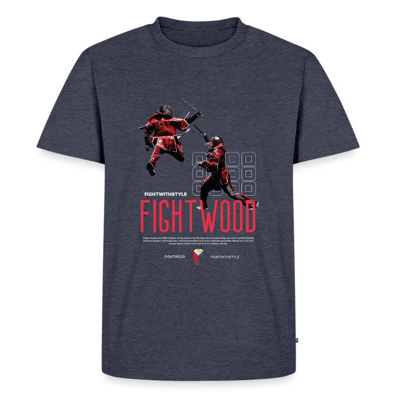 Fightwood Escrima-Kali-Arnis Männer Premium T-Shirt - Jeansblau 