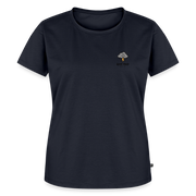 Fightwood good Mood bad Weather Frauen Premium T-Shirt - Navy