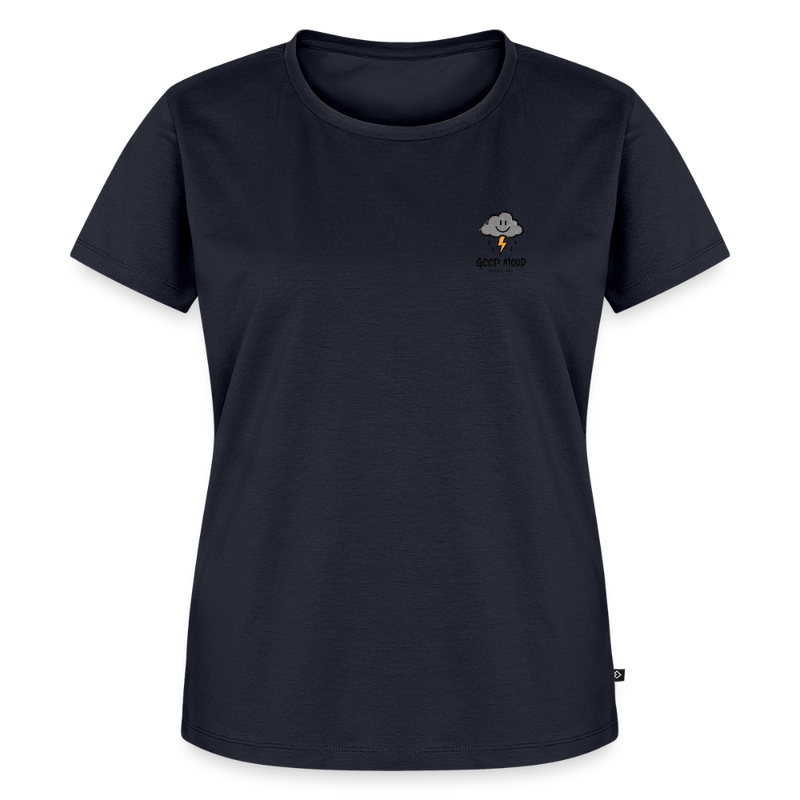 Fightwood good Mood bad Weather Frauen Premium T-Shirt - Navy