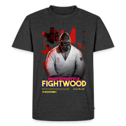 Fightwood Fightwithstyle Gorilla Black Männer Premium T-Shirt - Anthrazit meliert