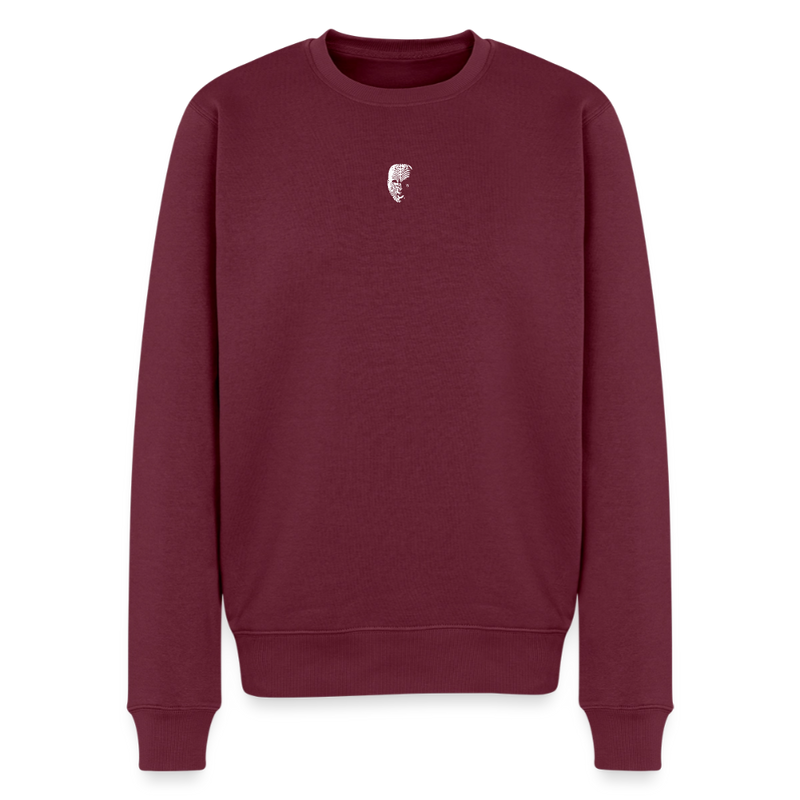 Männer Premium Pullover - Burgunderrot