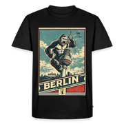 Fightwood Gorilla in Berlin - Premium männer T-Shirt - Schwarz