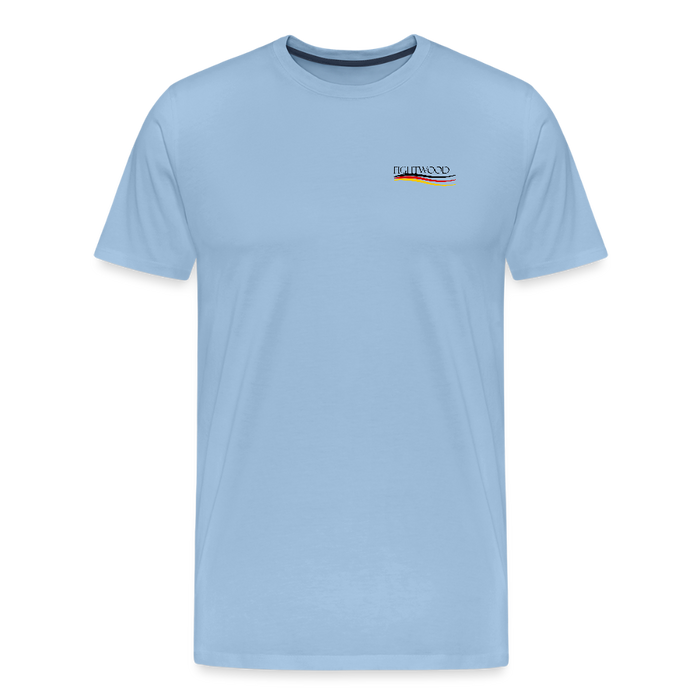 Fightwood® Germany Männer Premium T-Shirt – Fair & Nachhaltig, - Sky