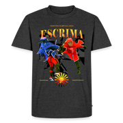 Fightwood Fightwithstyle Escrima Shirt – Premium T-Shirt für Escrima, Kali & Arnis - Anthrazit meliert