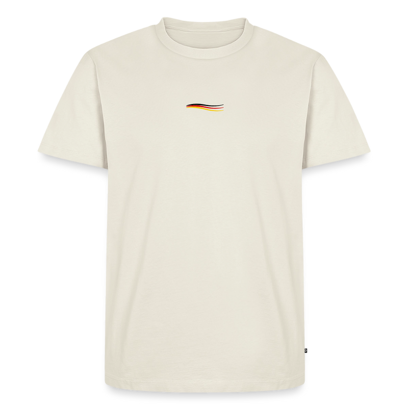 Fightwood® Germany Männer Premium T-Shirt V2 – Sleeve Edition - Naturweiß