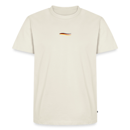 Fightwood® Germany Männer Premium T-Shirt V2 – Sleeve Edition - Naturweiß