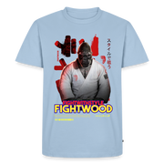Fightwood Fightwithstyle Gorilla Black Männer Premium T-Shirt - Hellblau