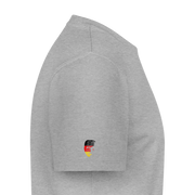 Fightwood® Germany Männer Premium T-Shirt V2 – Sleeve Edition - Grau meliert